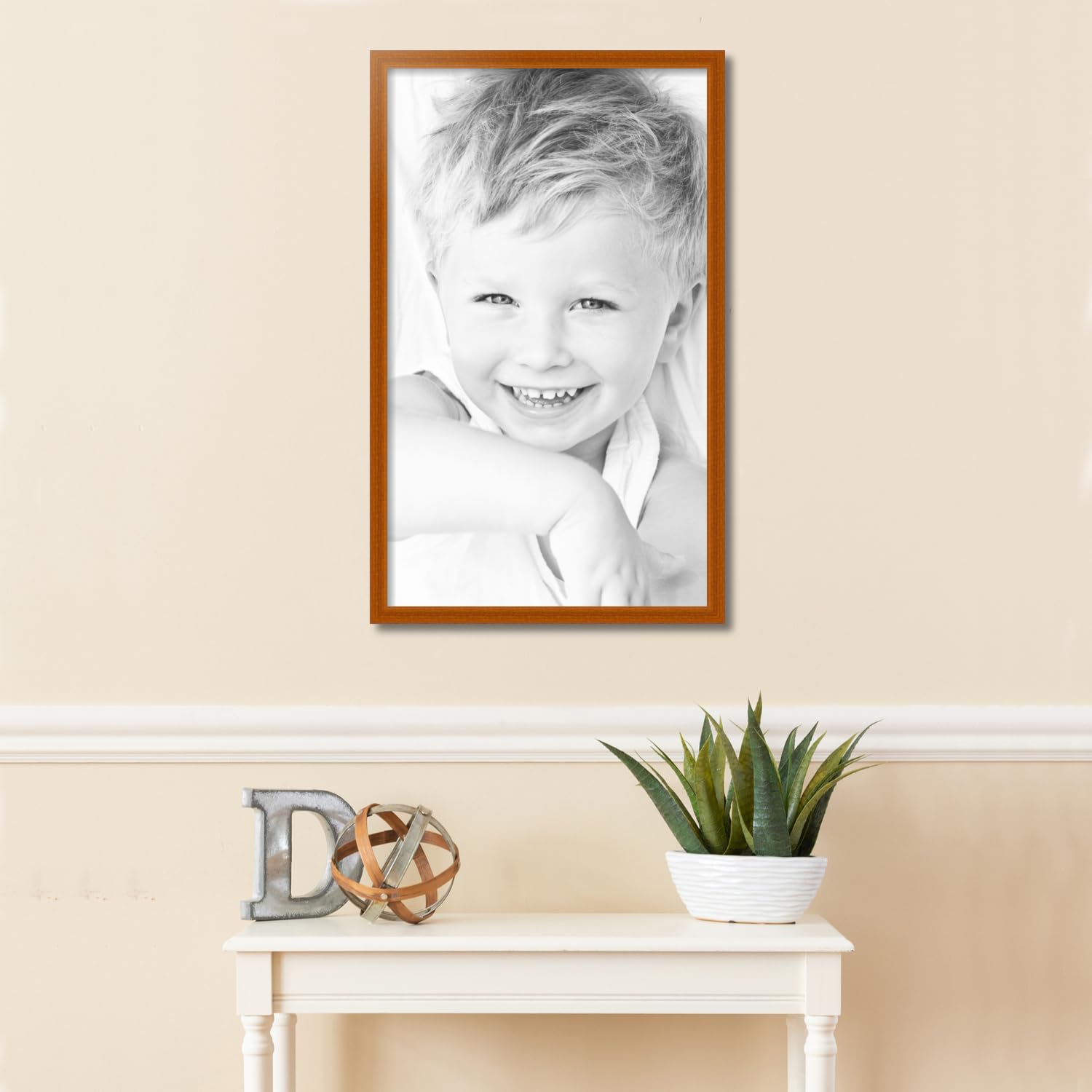 Amazon.com - ArtToFrames 18x30 Inch Brown Picture Frame, This 1.00